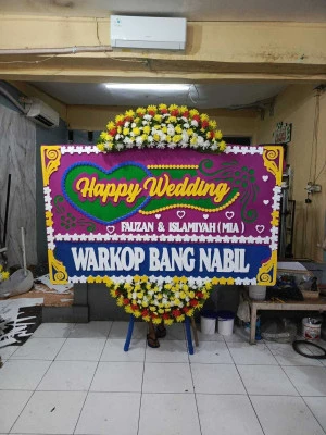 Papan Bunga di Blora