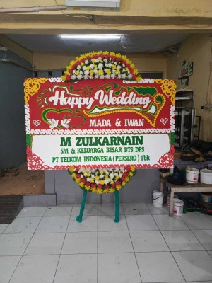 Papan Bunga di Blora