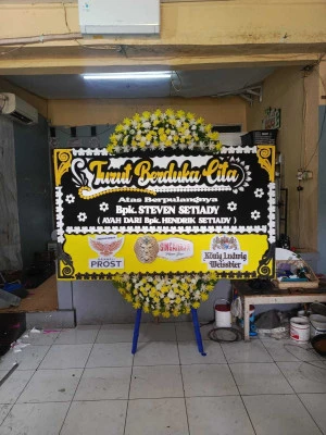 Papan Bunga di Blora