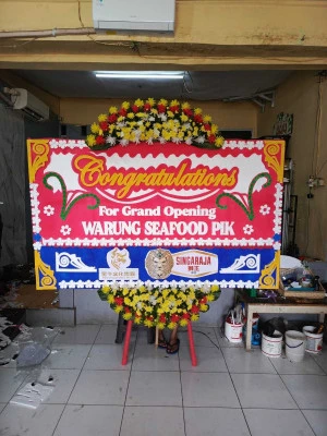 Papan Bunga di Blora