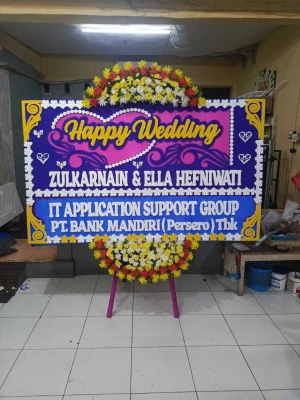 Papan Bunga di Blora