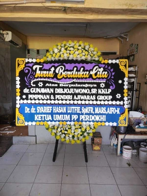 Papan Bunga di Blora
